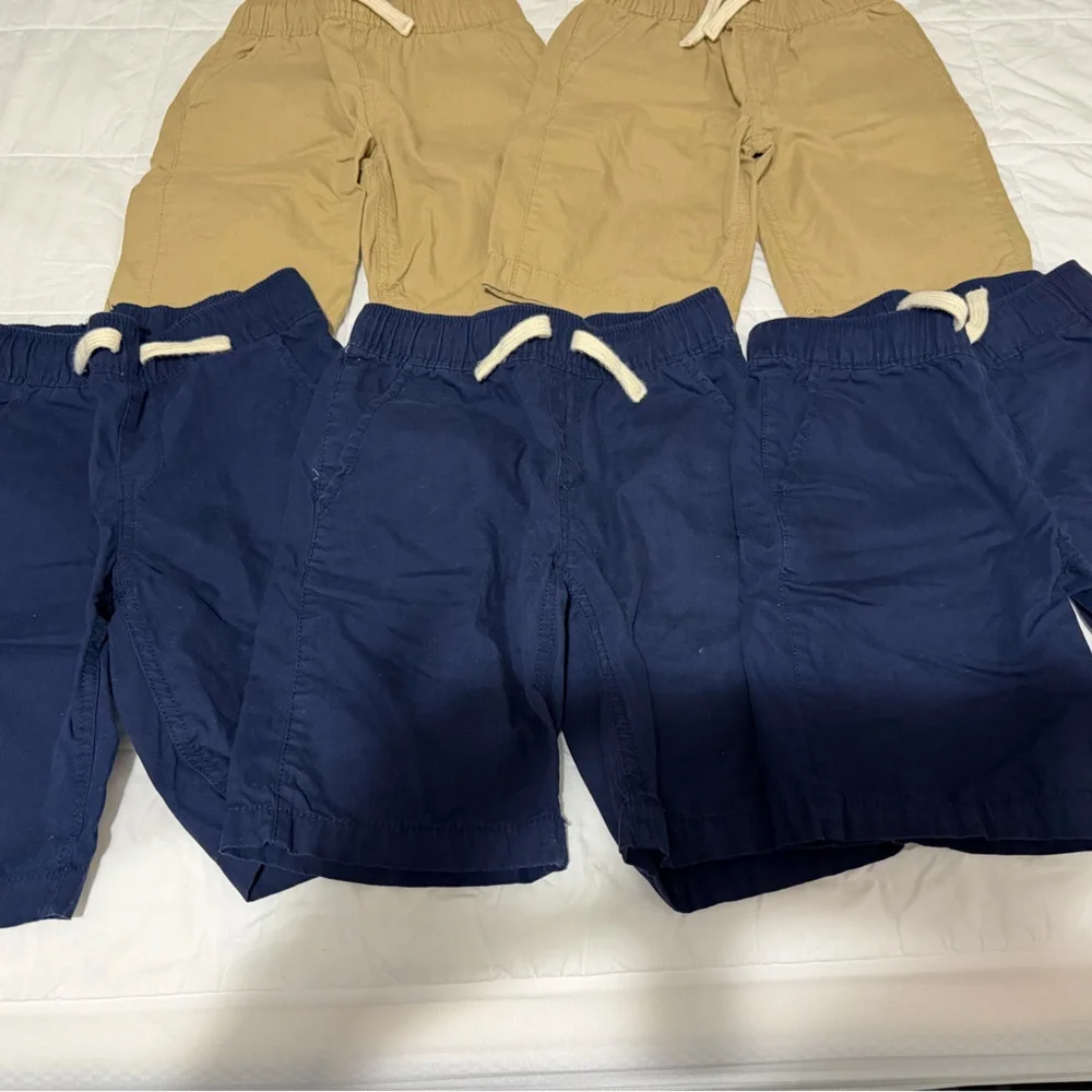 The Children's Place Navy and Tan Kids Shorts Set - Picture 3 of 3